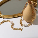 Baroque Chunky Chain Bracelet - floysun