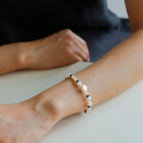 Baroque Pearl and Black Onyx Beaded Bracelet - floysun