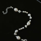 Baroque Pearl and Black Onyx Beaded Bracelet - floysun