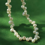 Baroque Pearl Clavicle Chain Necklace - floysun