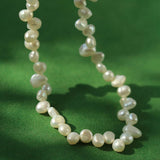 Baroque Pearl Clavicle Chain Necklace - floysun