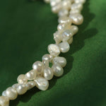 Baroque Pearl Clavicle Chain Necklace - floysun