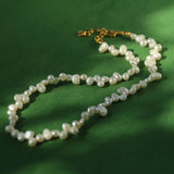 Baroque Pearl Clavicle Chain Necklace - floysun