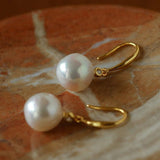 Baroque Pearl Drop Earrings - floysun