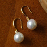 Baroque Pearl Drop Earrings - floysun