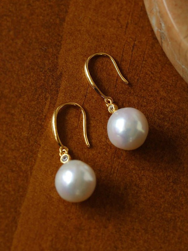 Baroque Pearl Drop Earrings - floysun