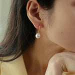 Baroque Pearl Drop Earrings - floysun