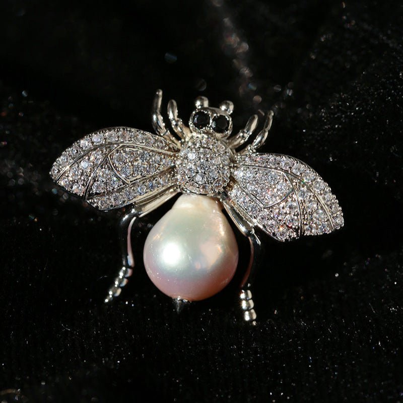 Bee & Pearl Brooch - floysun