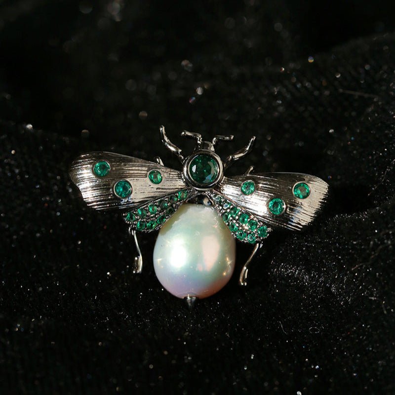 Bee & Pearl Brooch - floysun