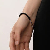 Black Onyx Beaded Bracelet - floysun