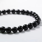 Black Onyx Beaded OT Buckle Necklace - 14mm - floysun