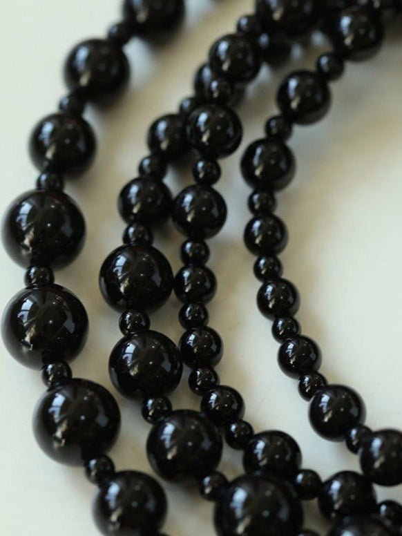 Black Onyx Long Necklaces - floysun