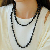 Black Onyx Long Necklaces - floysun