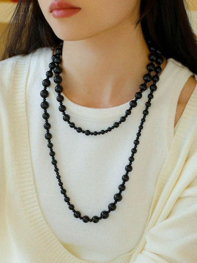 Black Onyx Long Necklaces - floysun