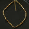 Black Onyx Tiger Eye Mother of Pearls Vintage Disc Beaded Necklace - floysun