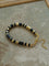 Black Onyx Tiger Eye Mother of Pearls Vintage Disc Bracelet - floysun