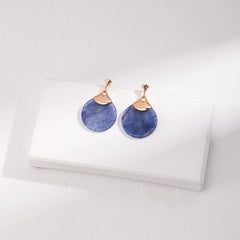 Blue Aventurine Drop Earrings - floysun