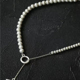 Brushed Ball Long Multi - Layer Wrap OT Chain Necklace - floysun