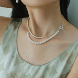 Brushed Ball Long Multi - Layer Wrap OT Chain Necklace - floysun