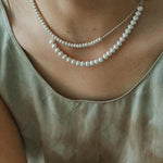 Brushed Ball Long Multi - Layer Wrap OT Chain Necklace - floysun