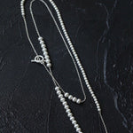 Brushed Ball Long Multi - Layer Wrap OT Chain Necklace - floysun