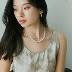 Brushed Ball Long Multi - Layer Wrap OT Chain Necklace - floysun