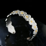 Buccellati - Inspired Gardenia Flower Open Bangle - floysun