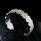 Buccellati - Inspired Gardenia Flower Open Bangle - floysun