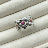 Buccellati - Inspired Gardenia Open Ring 925 Silver - floysun