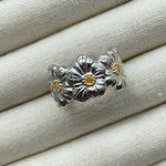 Buccellati - Inspired Gardenia Open Ring 925 Silver - floysun