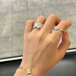 Buccellati - Inspired Gardenia Open Ring 925 Silver - floysun