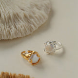 Button Baroque Pearl Ring - floysun