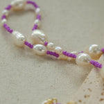 Candy Color Freshwater Baroque Pearl Bead Necklace - floysun