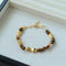 Caramel Summer Colorful Gemstone Beaded Bracelet - floysun