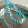 Cat's Eye Stone Baroque Pearl Collar Necklace - Blue - floysun