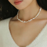 Simple Special-shaped Baroque Pearl Necklace