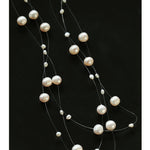 Celestial Dreams Multi - layer Freshwater Pearl Necklace - floysun