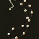 Celestial Dreams Single - layer Freshwater Pearl Necklace - floysun