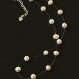 Celestial Dreams Single - layer Freshwater Pearl Necklace - floysun