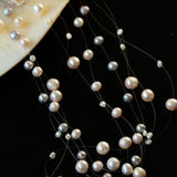 Celestial Dreams Single - layer Freshwater Pearl Necklace - floysun