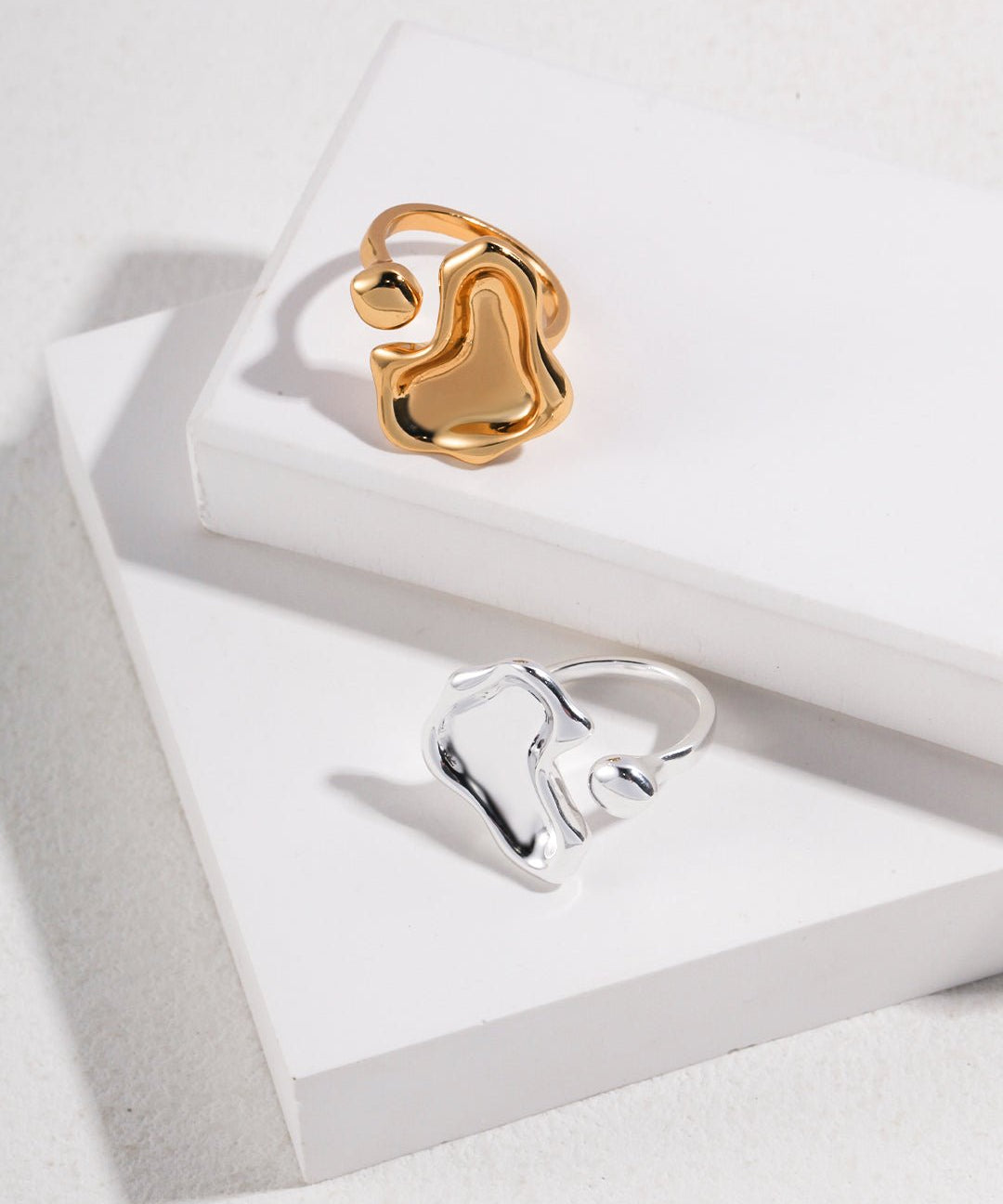 Charming Love Heart Rings That Open - floysun