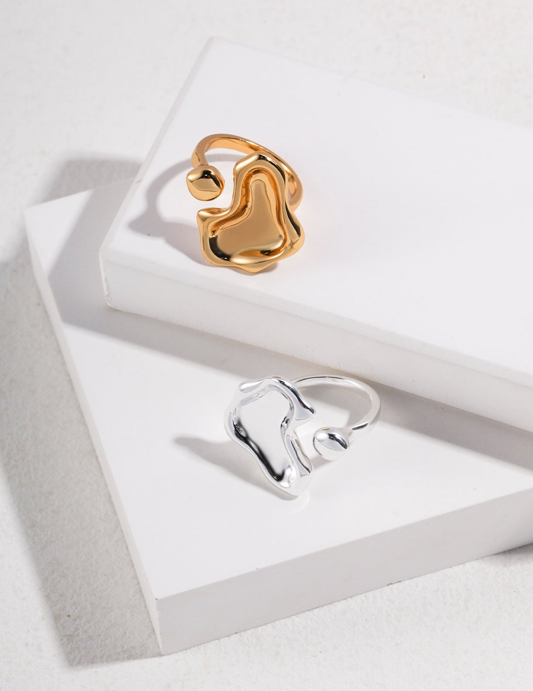 Charming Love Heart Rings That Open - floysun