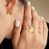 Charming Love Heart Rings That Open - floysun