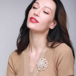 Starry Series Multi - pearl Flower Brooch - CKFX2021131