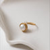 Classic Filigree Series Large Pearl Open Ring - floysun