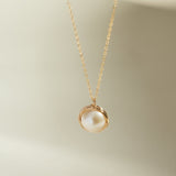 Classic Filigree Series Single Edison Pearl Necklace - floysun