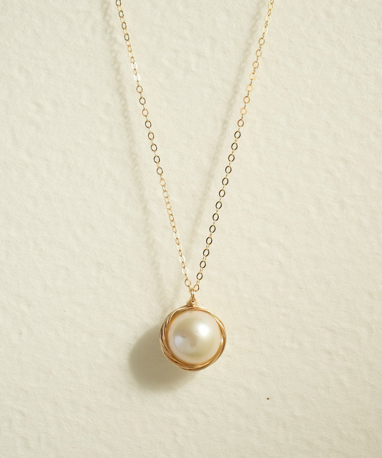 Classic Filigree Series Single Edison Pearl Necklace - floysun