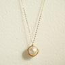 Classic Filigree Series Single Edison Pearl Necklace - floysun