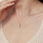 Classic Filigree Series Single Edison Pearl Necklace - floysun