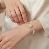 Classic Filigree Series Stargazer Pearl Bracelet - floysun